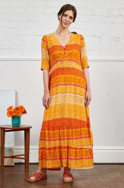 Nomads Viscose Tiered Maxi Dress