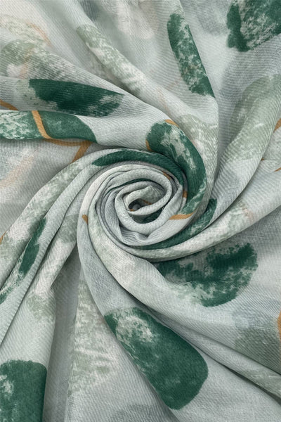 Large Polka Dot Faded Tassel Scarf