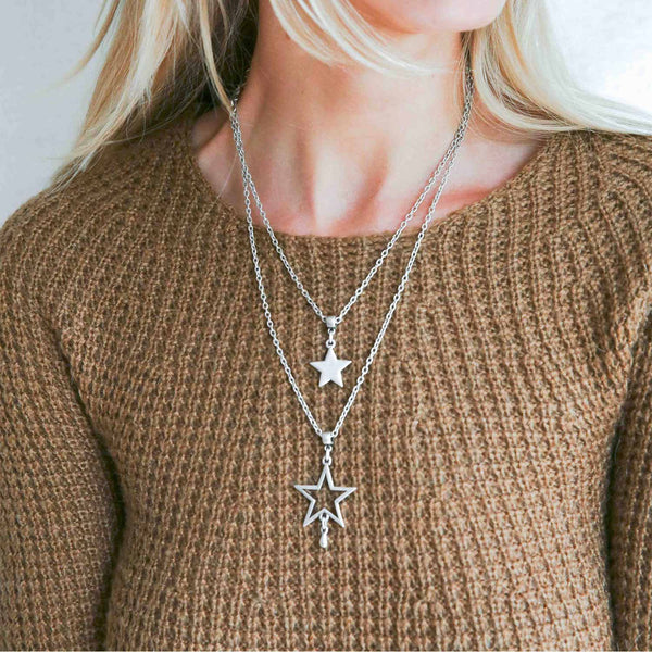 Treaty 'Astra' Double Star Necklace