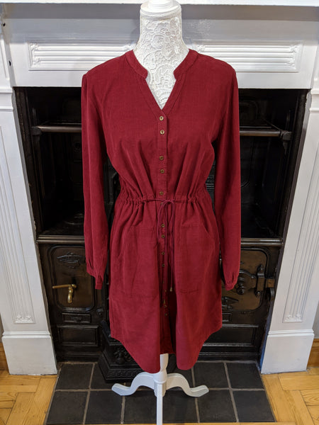 Nomads corduroy shirt dress