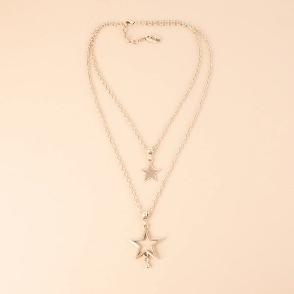 Treaty 'Astra' Double Star Necklace