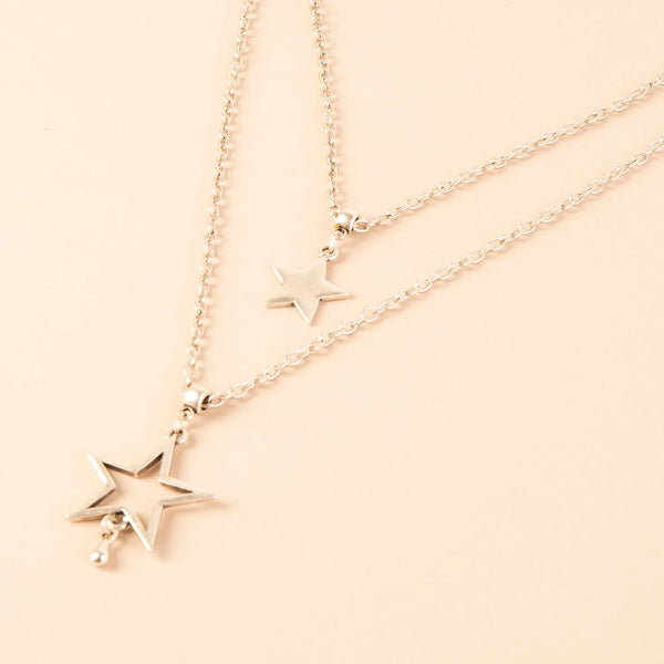 Treaty 'Astra' Double Star Necklace