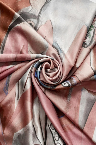 Picasso Cubism Les Demoiselles Painting Print Art Silk Scarf