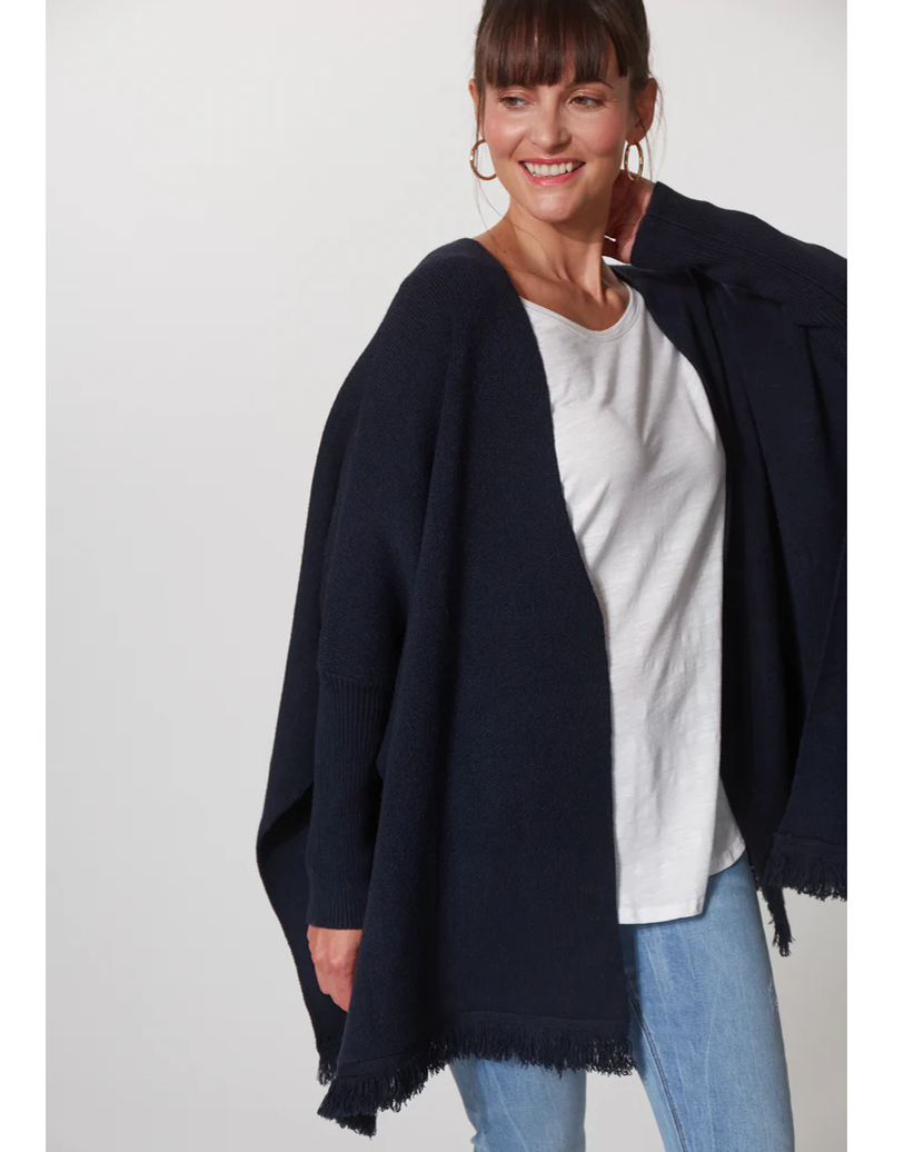 Haven Nikolai Cardigan in Midnight