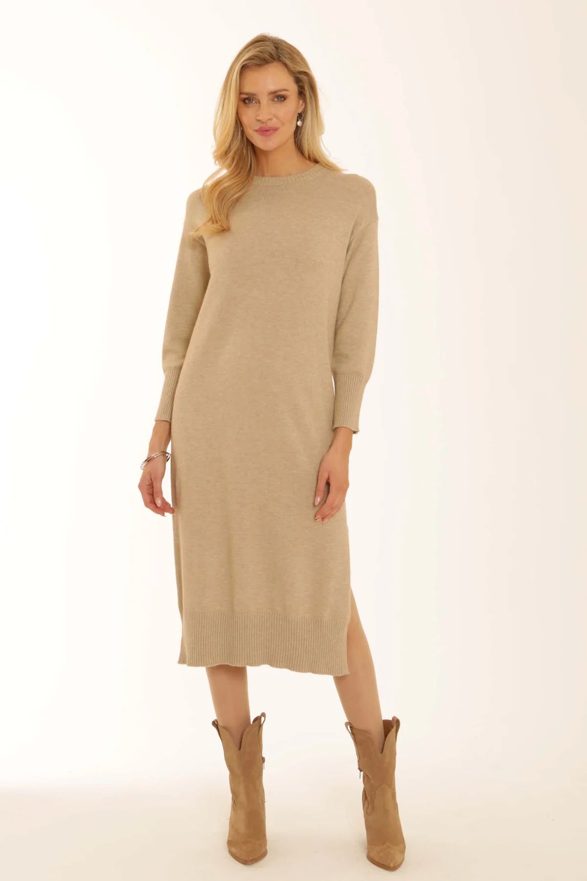 Pomodoro Midi Jumper Dress