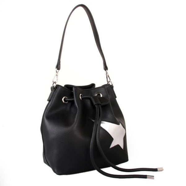 Black bag with silver star