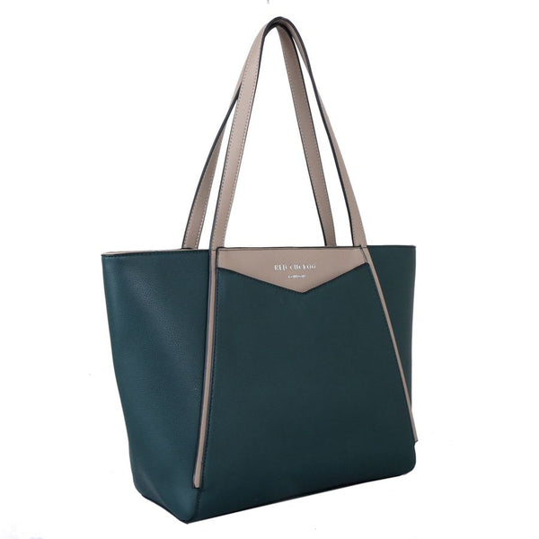Red Cuckoo Green Medium Shopper Bag