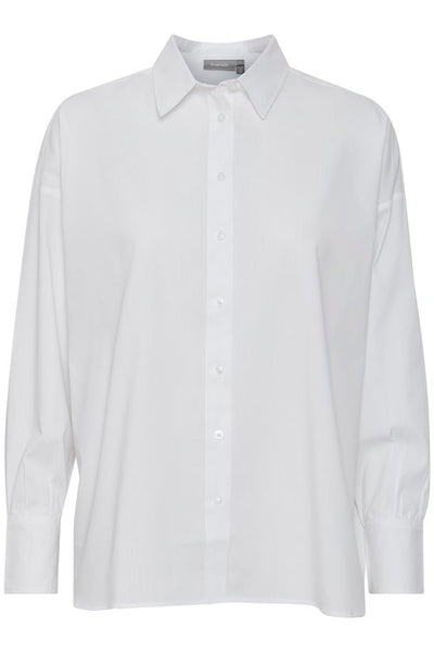 Fransa White Long Sleeved Shirt